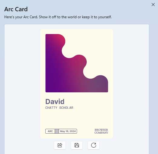 arc card