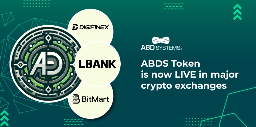 Token ABDS de ADB Systems ya disponible para operaciones comerciales en tres reputados exchanges