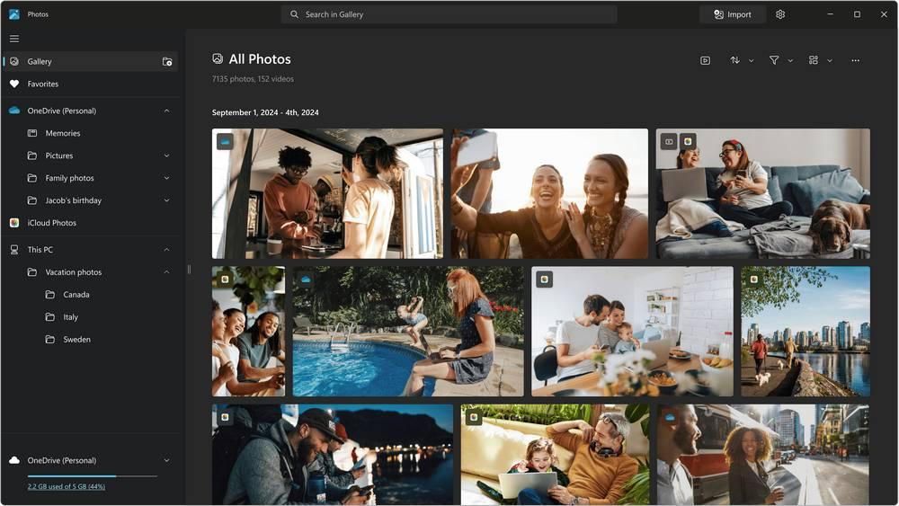 App Fotos Windows 11 - Todas las fotos