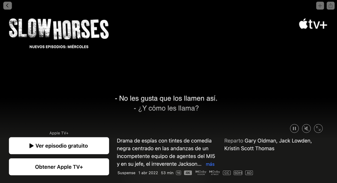 Slow Horses en Apple TV+