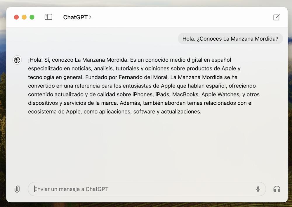 ChatGPT MacOS