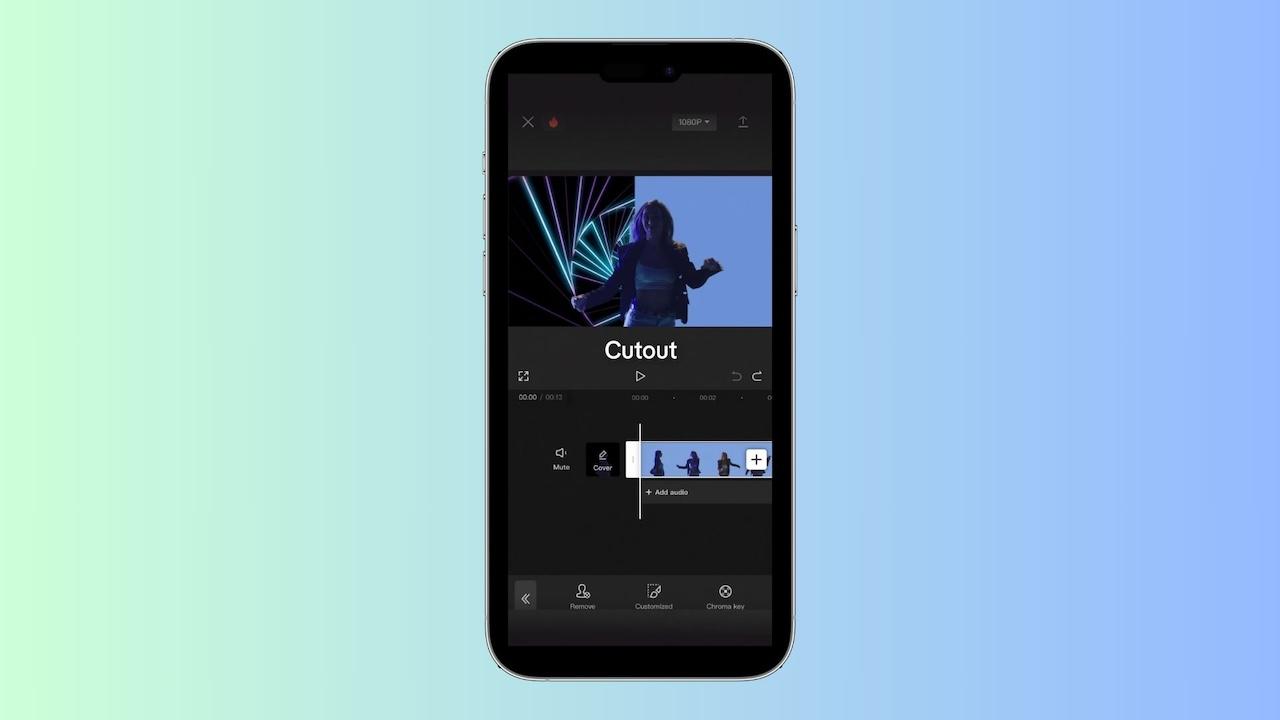 CapCut en el iPhone
