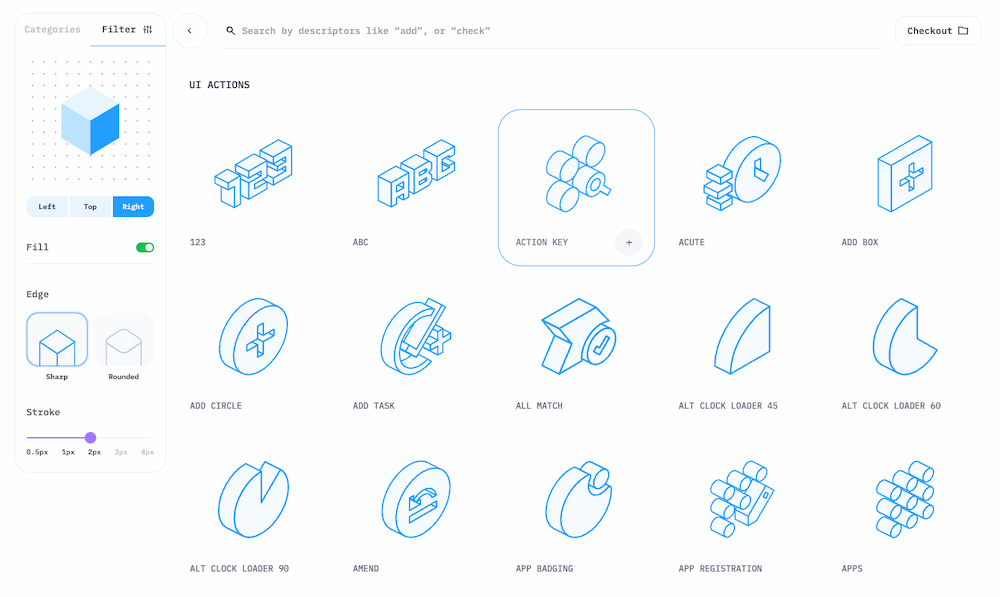 Una deliciosa colección de iconos isométricos para usar en diseños y presentaciones