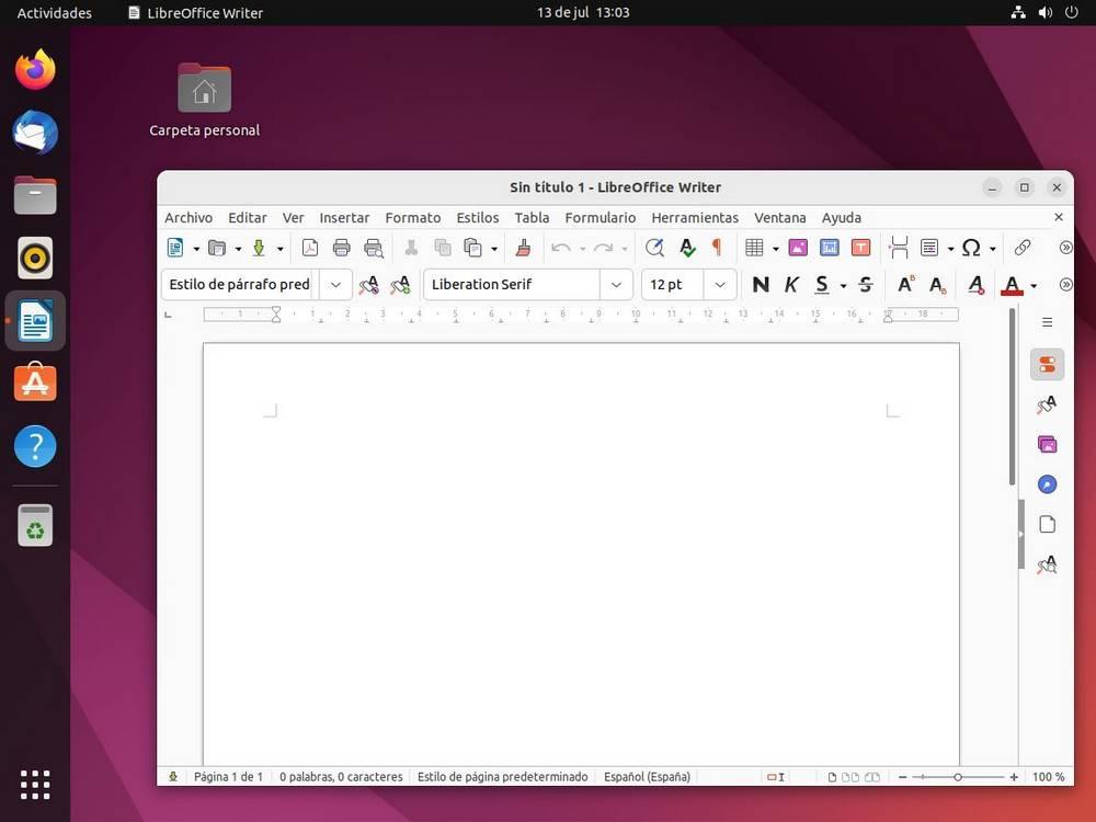 Linux LibreOffice