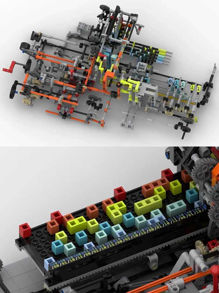 Una máquina de Turing de Lego que funciona