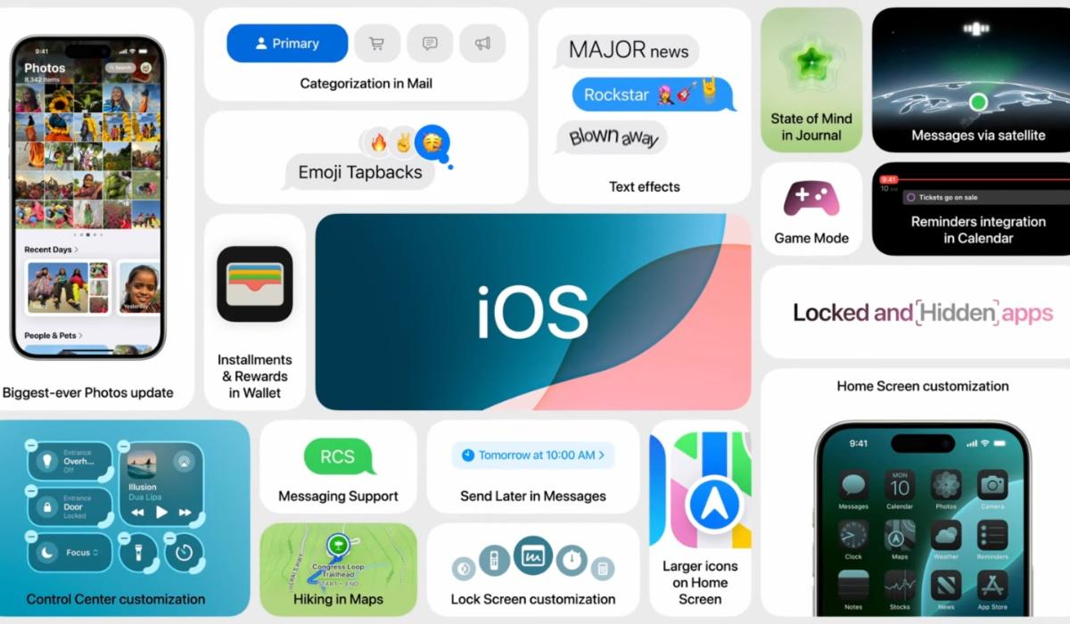 iOS 18 en el iPhone