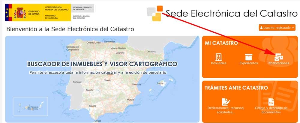 notificaciones catastro
