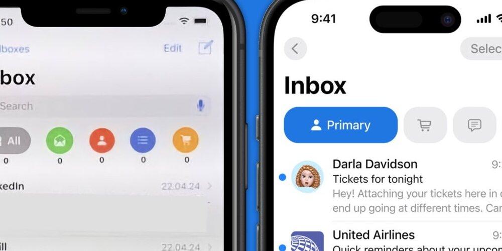 Novedades Mail iOS 18