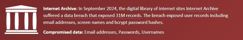 Have I Been Pwned - Internet Archive