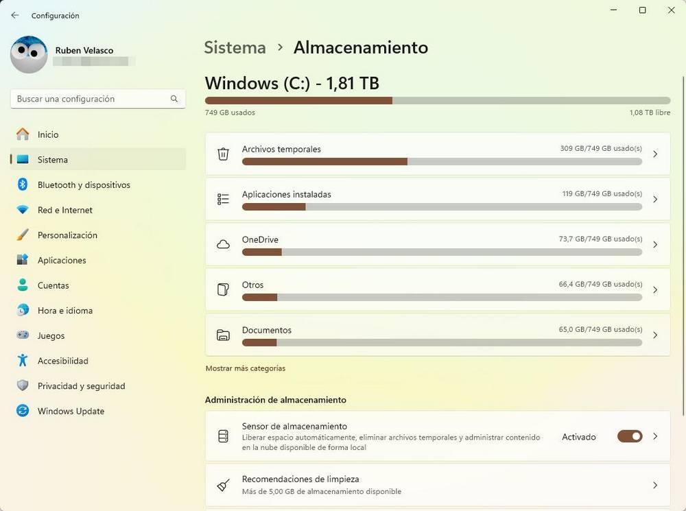 Liberar espacio Windows 11 24H2 - 1