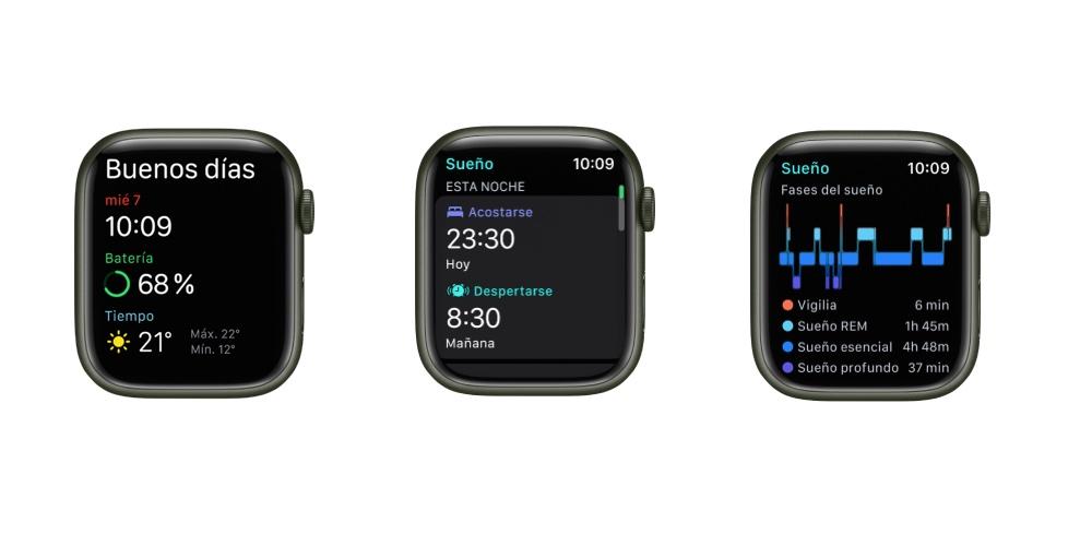 Configuración Sueño en Apple Watch