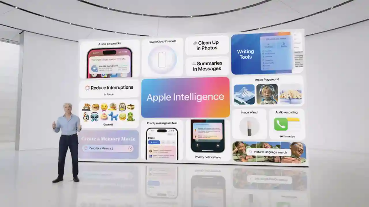 Apple Intelligence presentación en WWDC