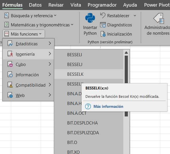 formulas Excel