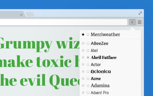 google font preview