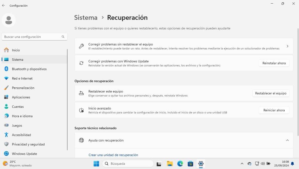 inicio avanzado windows 11