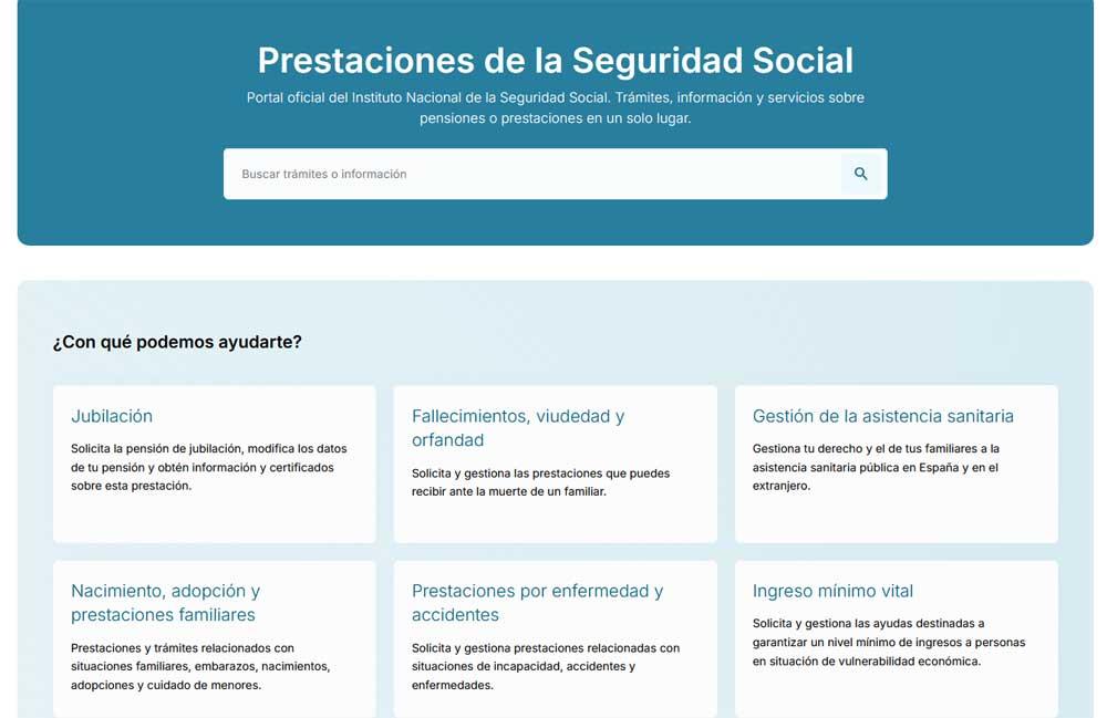 web seguridad social