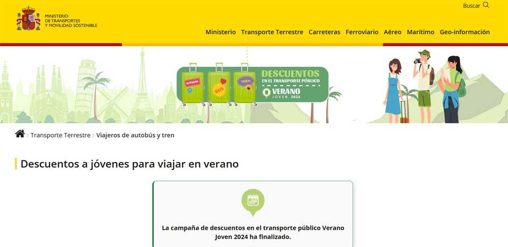 web transporte