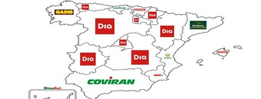 ¿Dónde compramos los españoles? El mapa y las cifras de los supermercados que más facturan