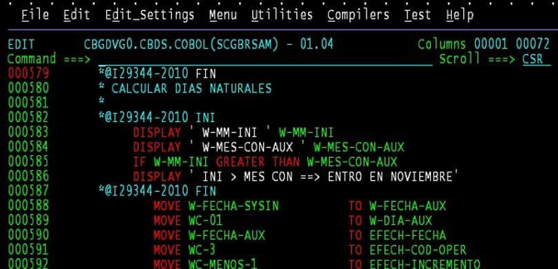 cobol interfaz