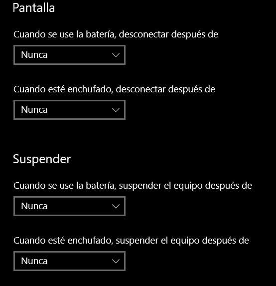 espera pantalla windows