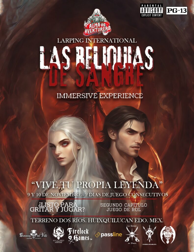 Si te gustan los juegos de rol y las emociones fuertes aqui tienes Las Reliquias de Sangre