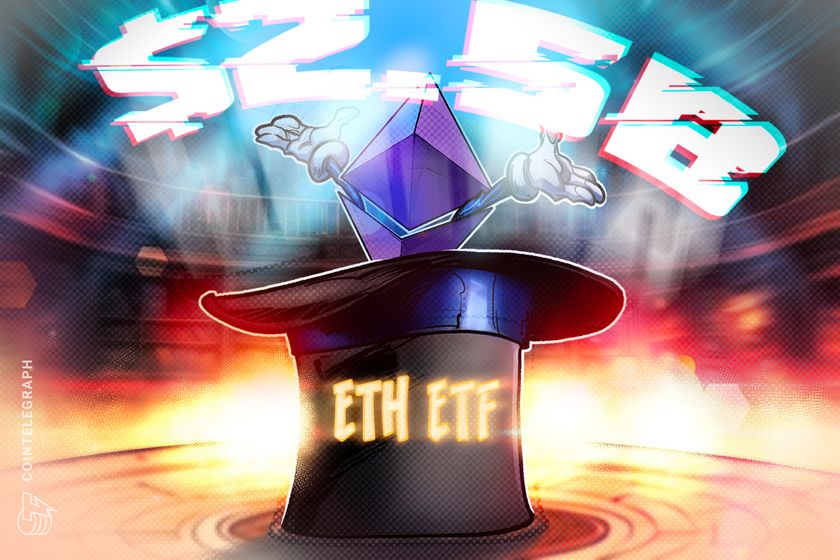 ETF de Ether superan los USD 2,500 millones mientras ETH se posiciona para romper el nivel de USD 3.5K