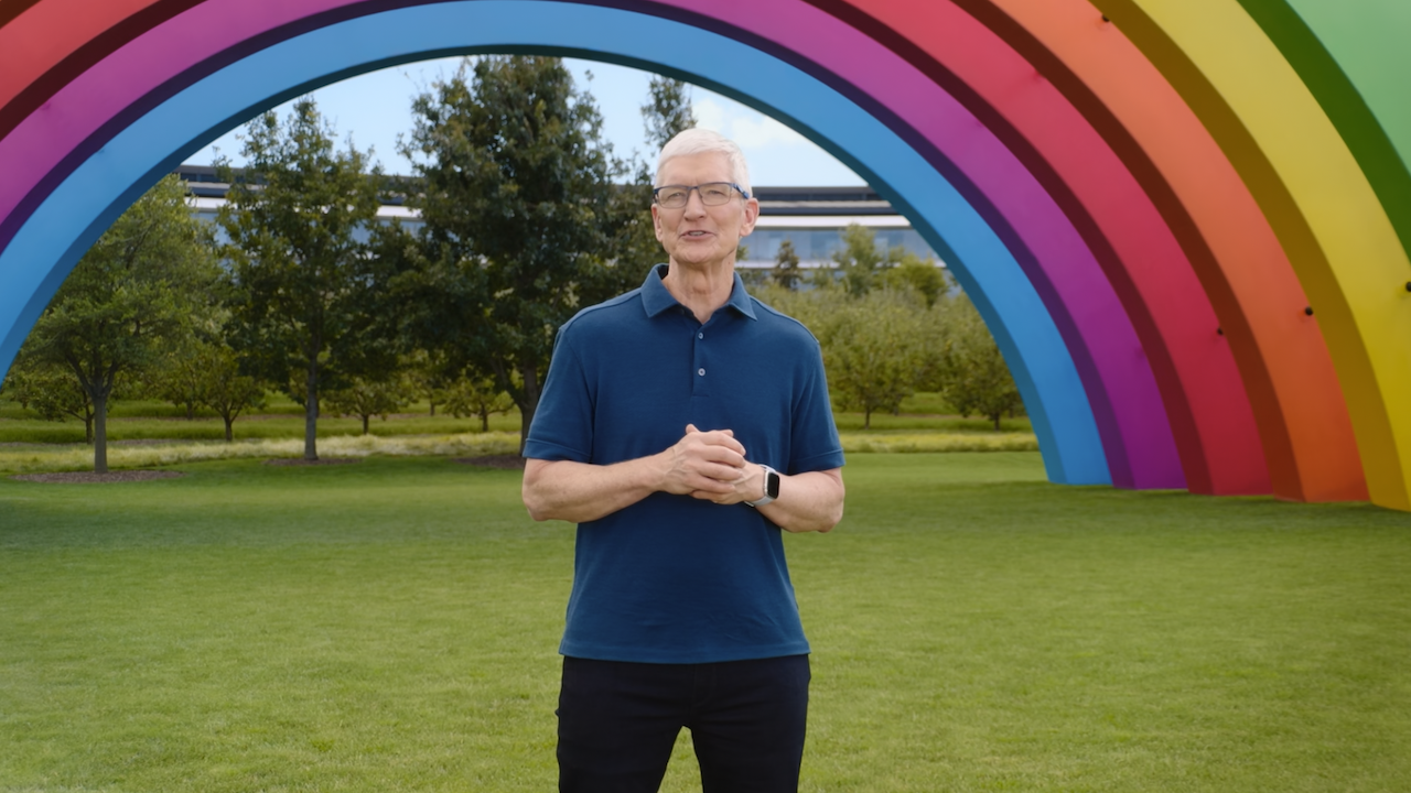 Tim Cook en la Keynote 2024