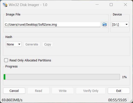 Crear IMG Win32 Disk Imager - 3