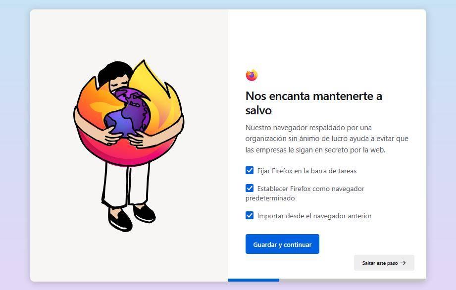 Firefox truco configurar predeterminado