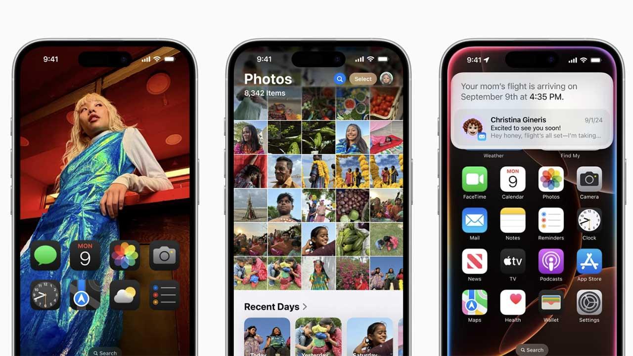 app fotos ios 18