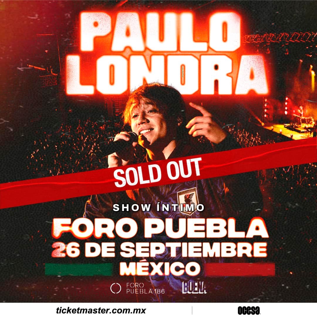 Paulo Londra Foro Puebla