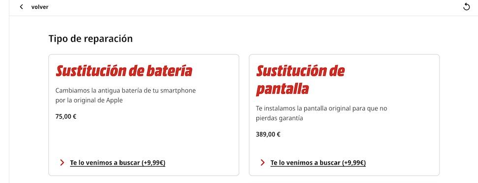 Precio batería mediamarkt