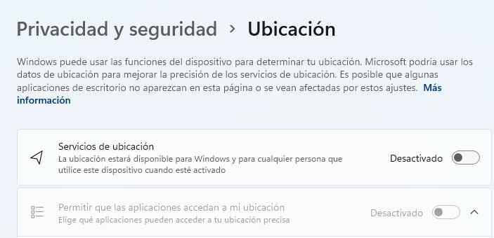 ubicacion Windows