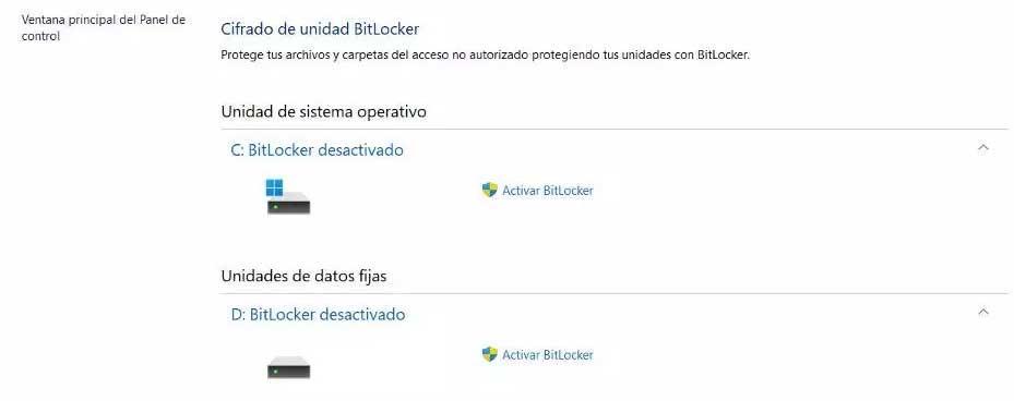 unidades bitlocker