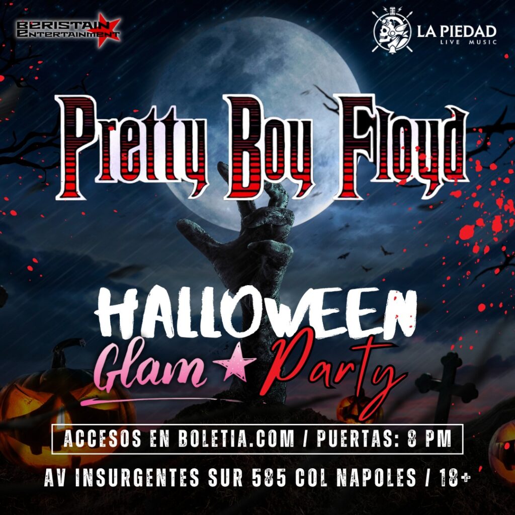 Pretty Boy Floyd regresa a la Ciudad de México para la Halloween Glam Party