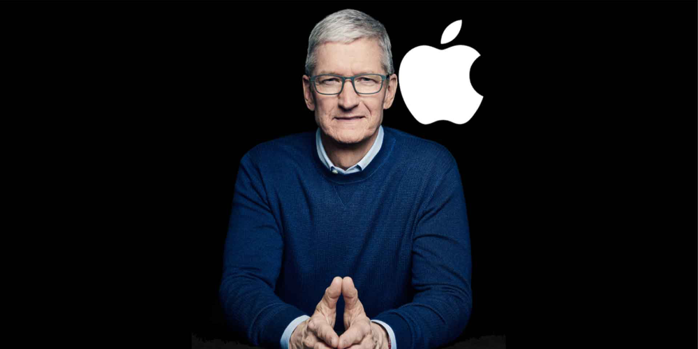 Tim Cook posando