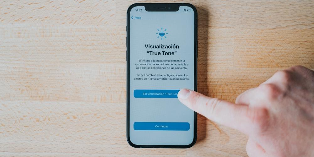 True Tone configuración iPhone