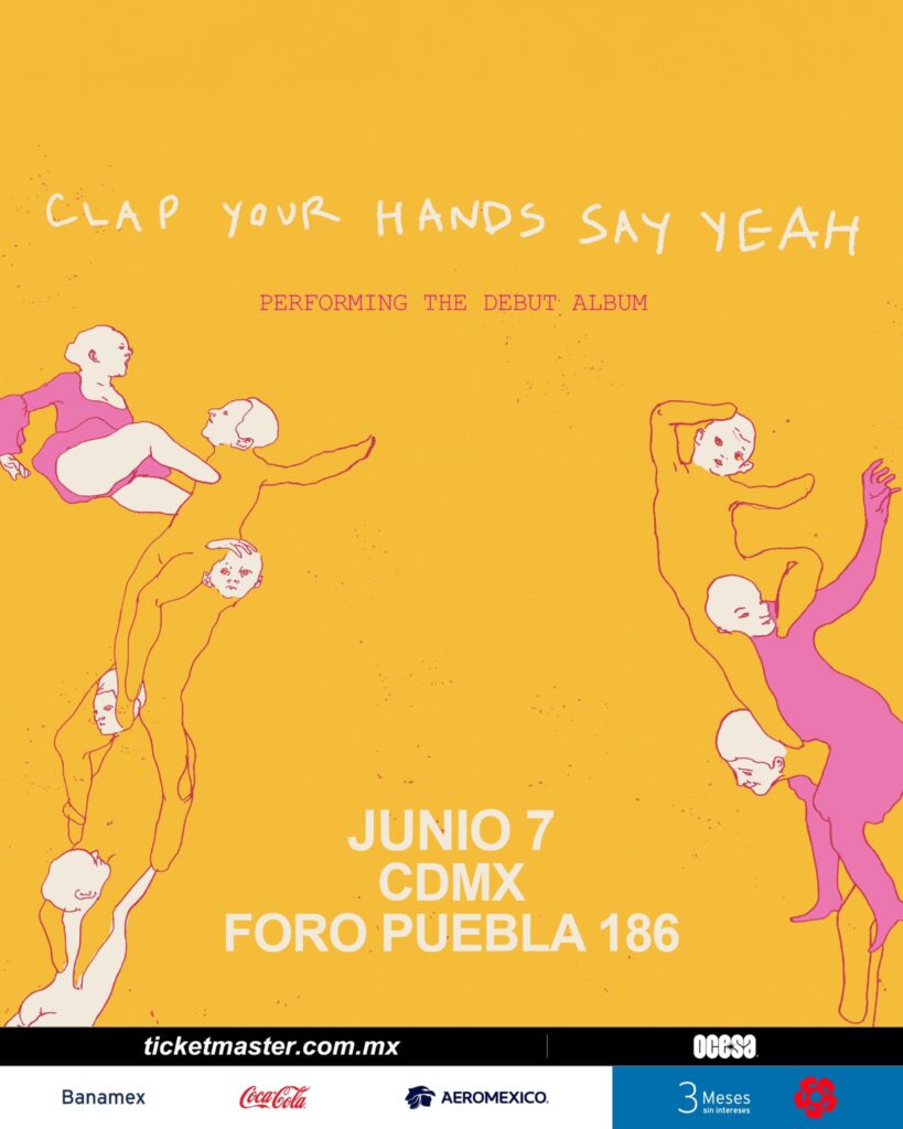 cartel concierto clap your hands say yeah