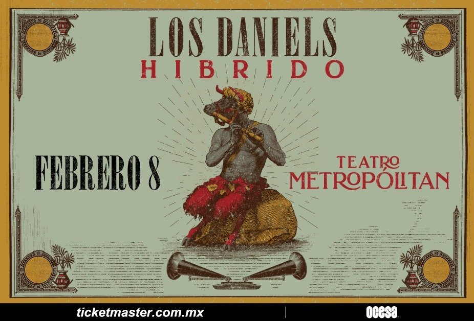 cartel concierto de Los Daniels