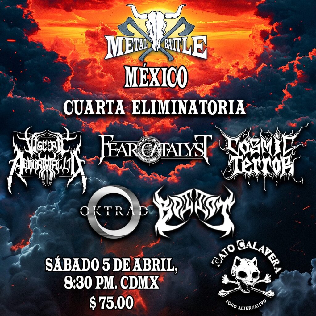 Eliminatoria 4 CDMX, WOA Metal Battle México 2025