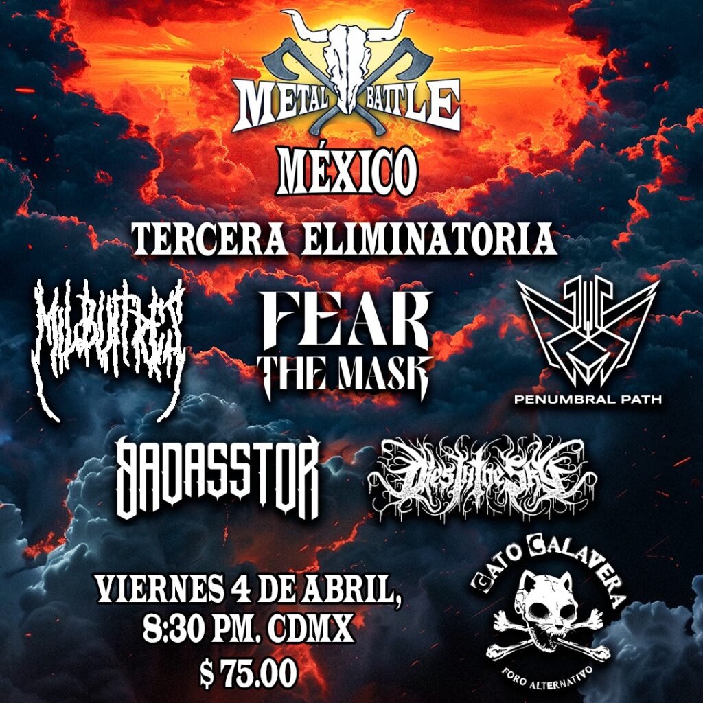 Eliminatoria 3 CDMX, WOA Metal Battle México 2025