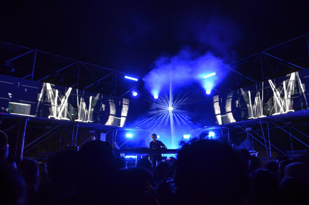 Jeff Mills en Bahidorá / Foto: Alejandro Piña