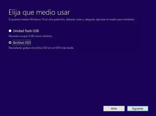 Windows ISO instalacion