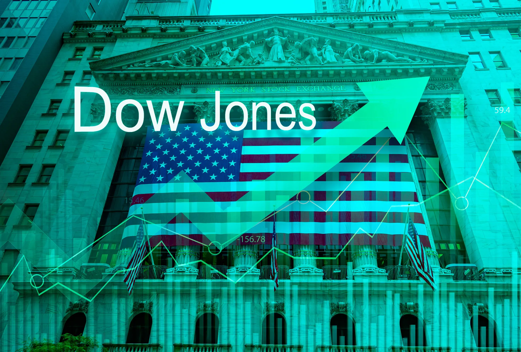 Dow Jones gana 0.55% en la semana y el Nasdaq 2.58%