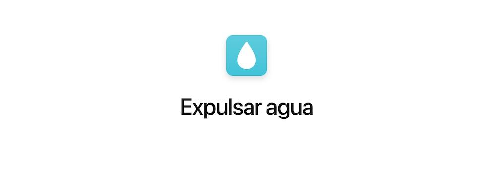 Expulsar agua