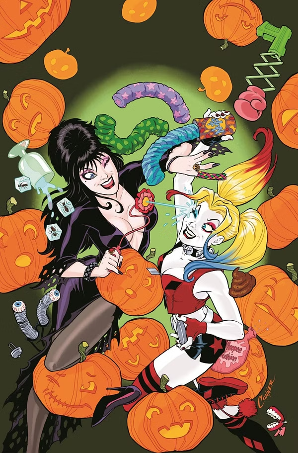 Elvira y Harley Quinn se conoceran en un crossover que nos traerá muchas sorpresas