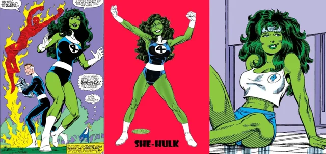 She-Hulk fue uno de los miembros no originales que más encajo en los 4 Fantásticos