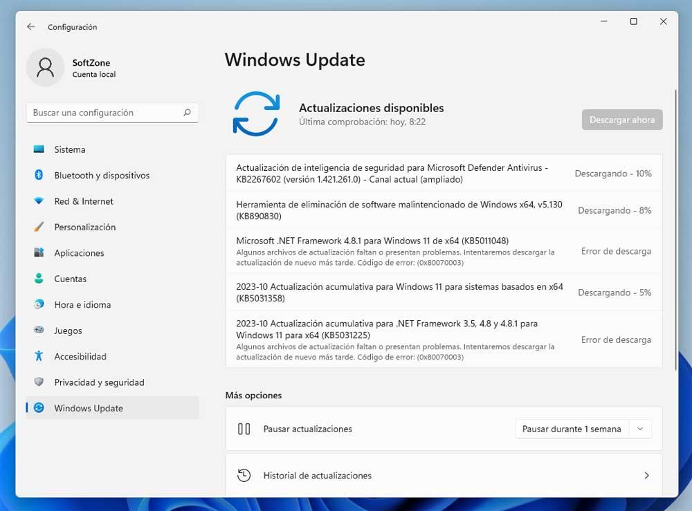 windows update parches