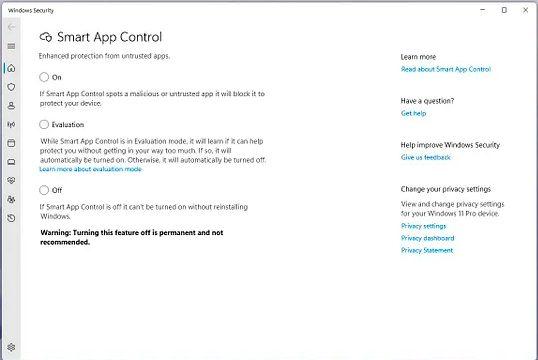 smart app control