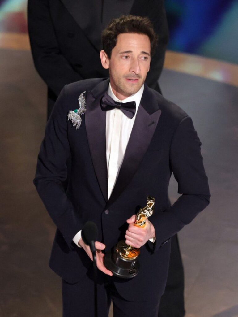 Adrien Brody ganó el Oscar a mejor actor